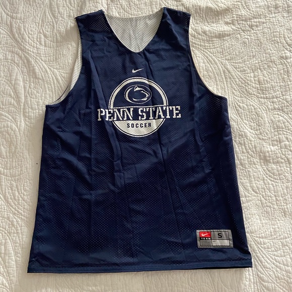 Reversible Nike Penn State Soccer Lacrosse Jersey - Picture 1 of 4